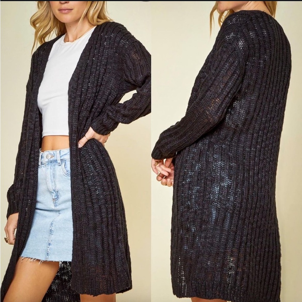 ANDREW BY UNIT Open Cardigan